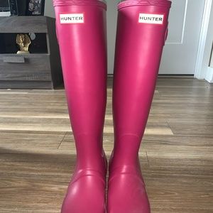 Size 8 Tall Glass Hunter Boots